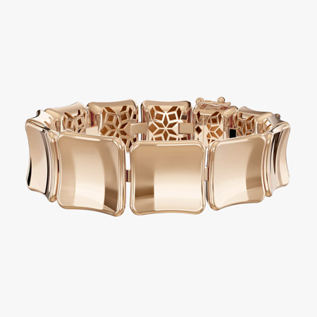 Rose Gold Legato Square Gold Bracelet